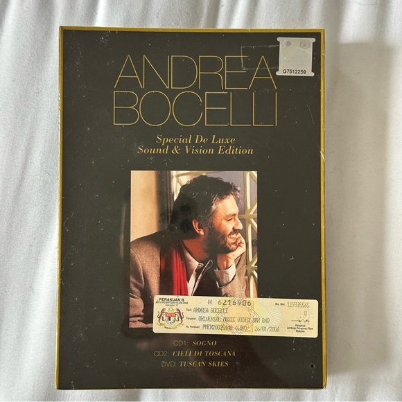 NWT Andrea Bocelli Special De Luxe Sound & Vision Edition DVD 2006 Unopen Sealed - Picture 5 of 6